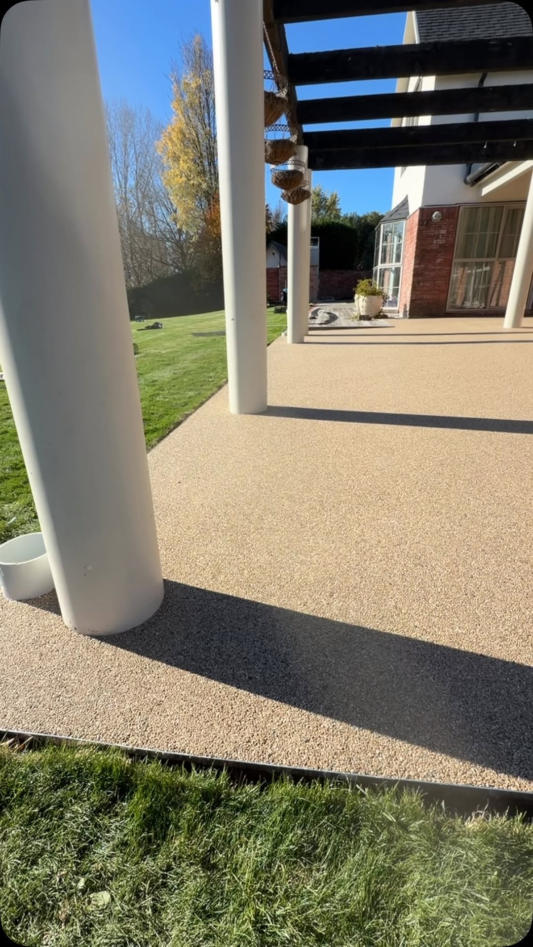 Resin bound installs video &mdash; working beside Hychem